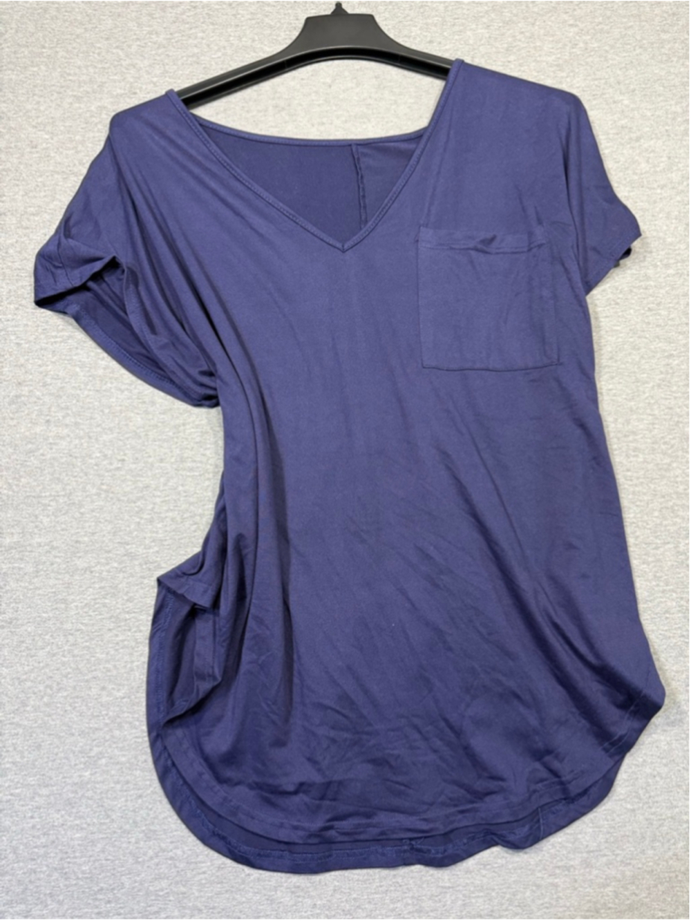 Women's SHEIN Curve Short Sleeve Tee 3X Navy Blue SUPER SOFT